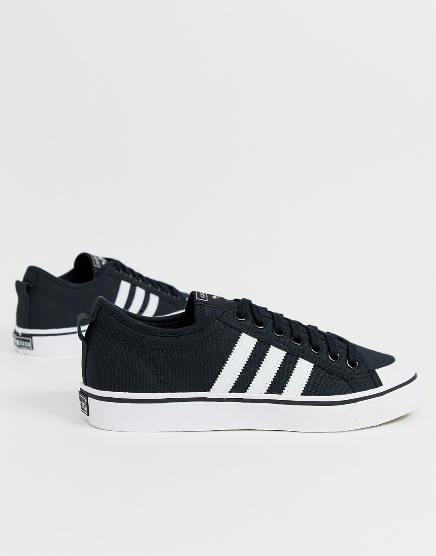 Adidas Originals – Nizza – Svarta snaeakers