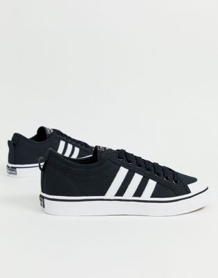 Adidas Originals – Nizza – Svarta sneakers