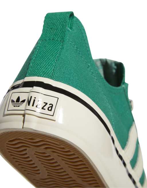 Adidas nizza outlet white green