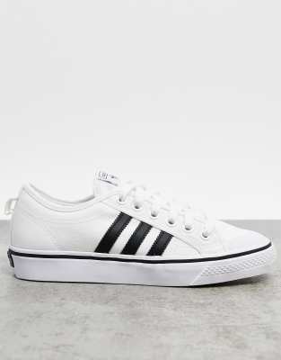 mens white adidas nizza trainers