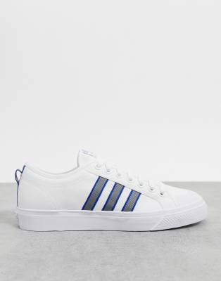 adidas originals nizza low trainers in white