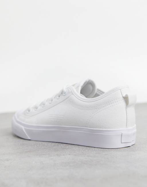 adidas gazelle silver green womens adidas Originals Nizza Trefoil W Crystal White / Red / Cloud White –  Heppo.com main image 1