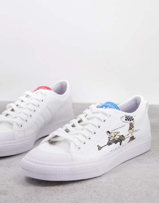 adidas Originals Nizza x Star Wars Sneakers in wit