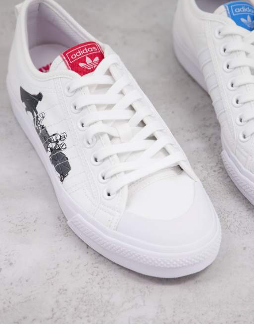 adidas Originals - Nizza x Star Wars - Sneakers in wit | ASOS