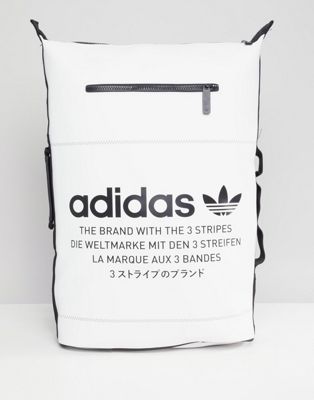 nmd backpack white