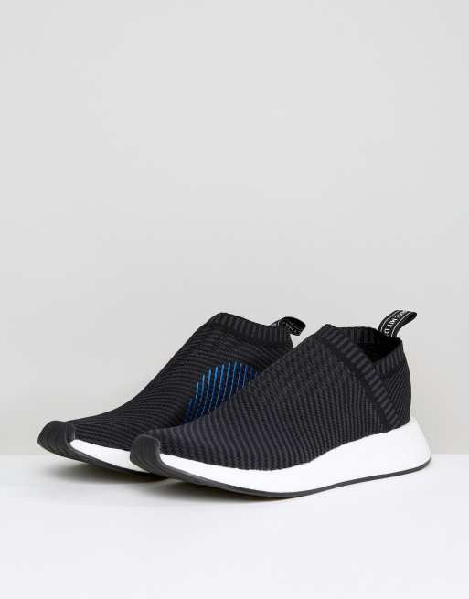 los padres de crianza Contribuyente exposición adidas Originals NMD CS Primeknit Sneakers In Black CQ2372 | ASOS