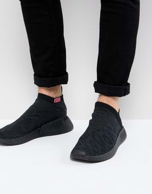 sælger frisk spade adidas Originals NMD CS2 Primeknit Boost Sneakers In Black CQ2373 | ASOS