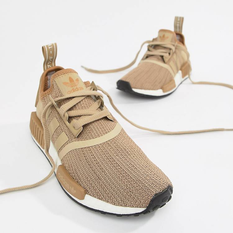 coil Marvel fitting adidas Originals NMD R1 Sneakers In Beige | ASOS