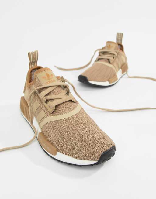 adidas NMD_R1 Shoes - Beige, Women's Lifestyle