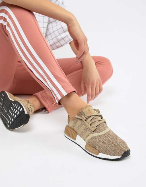 adidas NMD_R1 Shoes - Beige, Women's Lifestyle