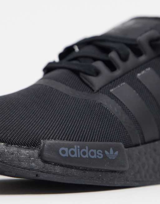 adidas Originals NMD R1 sneakers in triple black ASOS