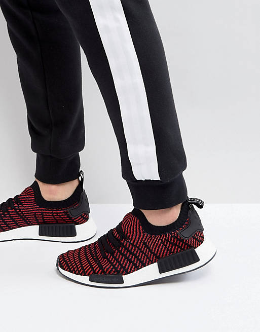Deduct item Straighten adidas Originals NMD R1 STLT Primeknit Sneakers In Black CQ2385 | ASOS
