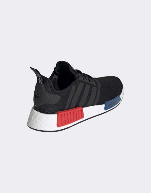 Nmd blue and store red