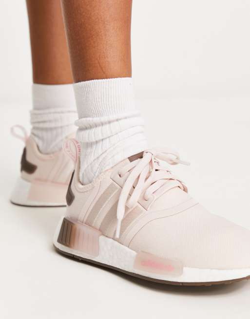 TÊNIS ADIDAS NMD R1 ' WHITE SLIME PINK ' - Os melhores Tênis estão aqui