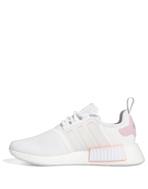 Alegaciones Marco de referencia Enfermedad infecciosa adidas Originals NMD R1 trainers in white and pink | ASOS