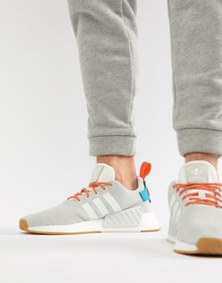adidas Originals NMD R2 Boost Summer Sneakers In White CQ3080 | ASOS