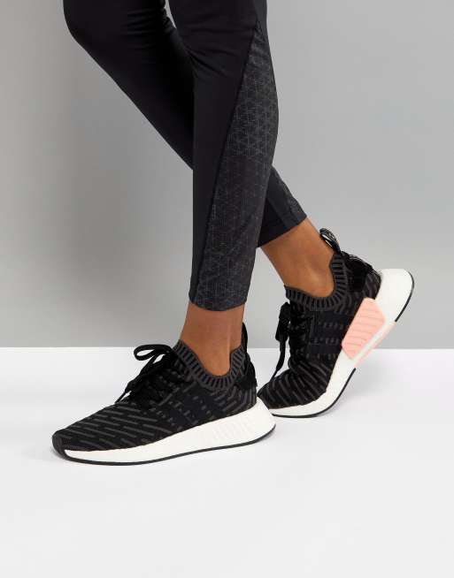 Adidas r2 2025 primeknit black