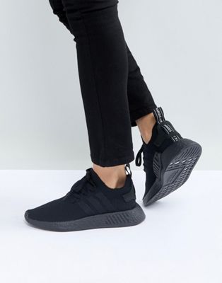 adidas all black trainers