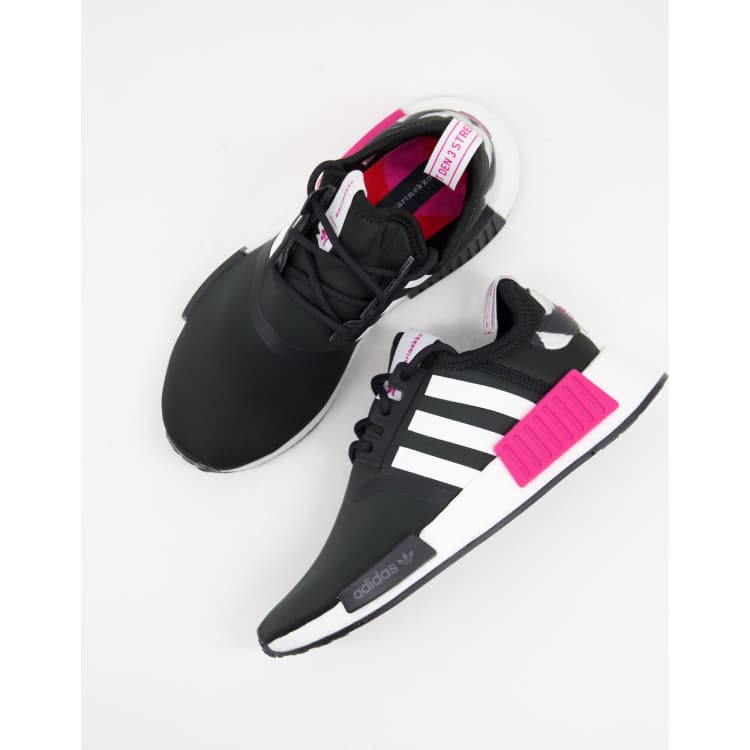 Adidas Originals NMD trainers in Black and Pink