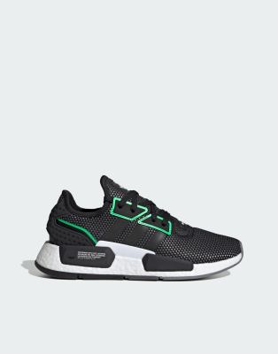 Green adidas outlet nmd trainers