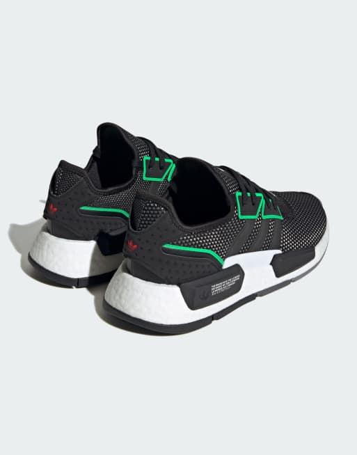 Green adidas nmd on sale trainers