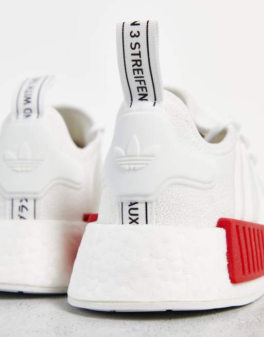 Adidas nmd weiß mit schwarzen sales streifen