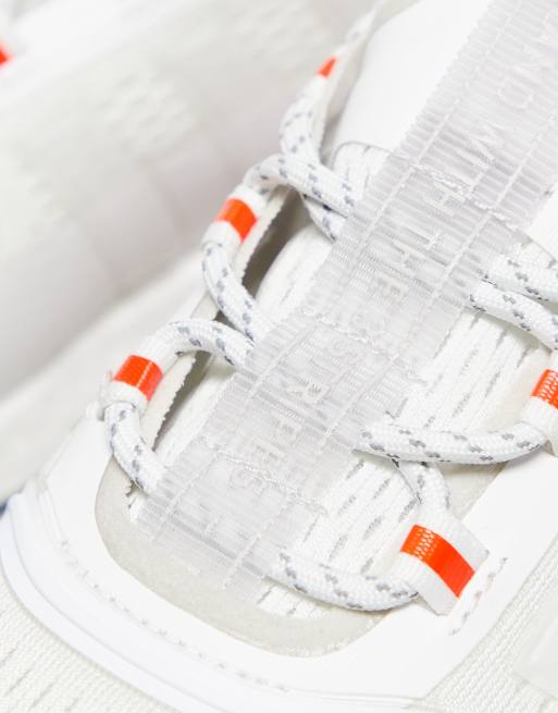 adidas Originals NMD V3 Sneakers bianche con dettagli arancioni