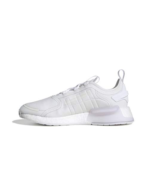 White nmd clearance trainers