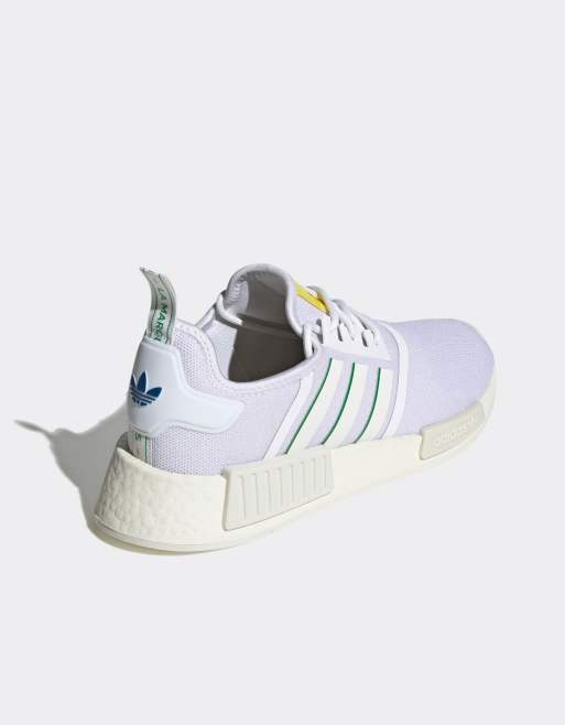 adidas gazelle silver green womens Men's adidas NMD_R1 Shoes Magic Lime GX9536 main image 0