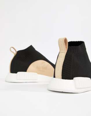 adidas originals nmd_cs1 pk sneakers in black aq0948