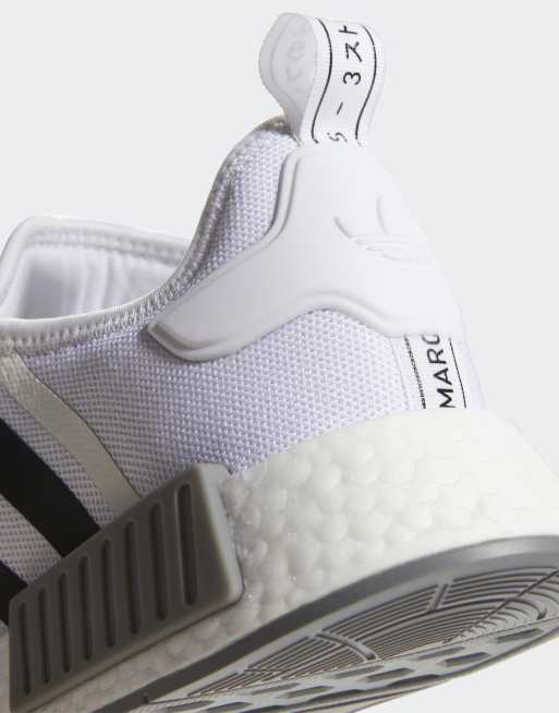 adidas gazelle silver green womens adidas NMD_R1 Strap Shoes - Women's - Cloud White / Lucid Blue