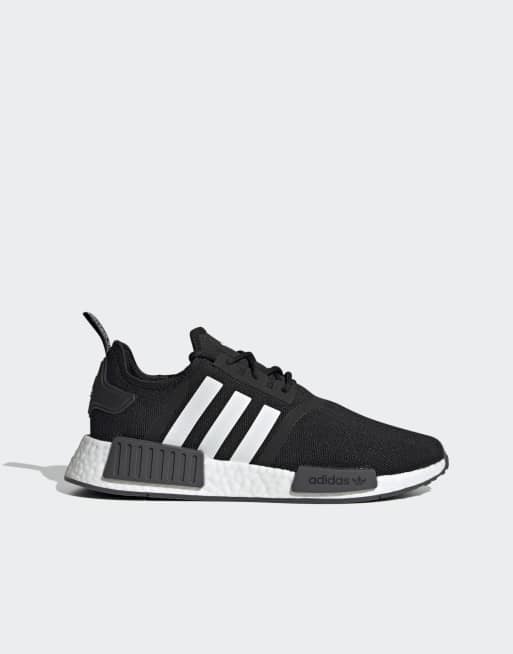 adidas Originals NMD R1 sneakers in black and white