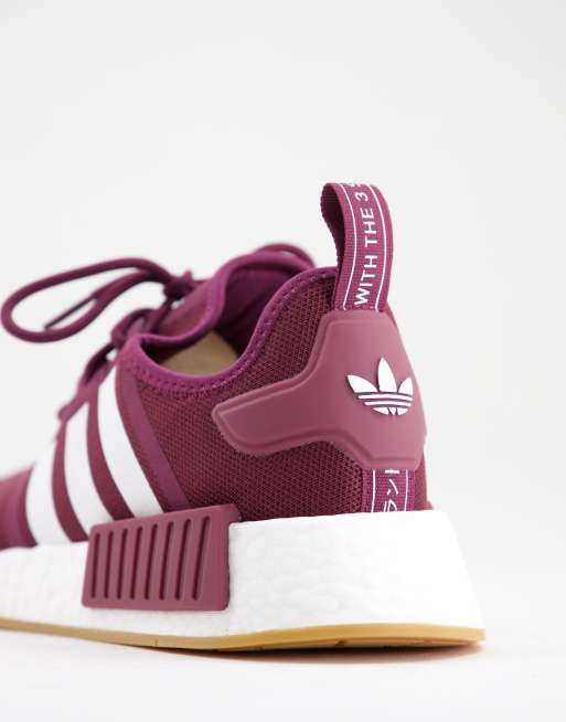 Adidas originals clearance nmd r1 maroon