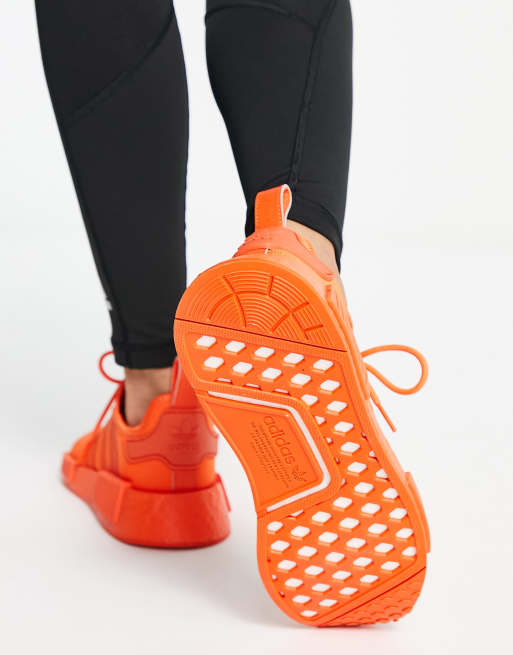 adidas NMD_R1 Shoes - Orange, Women's Lifestyle