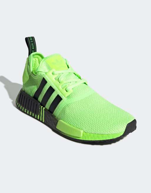 Adidas neon hot sale green sneakers