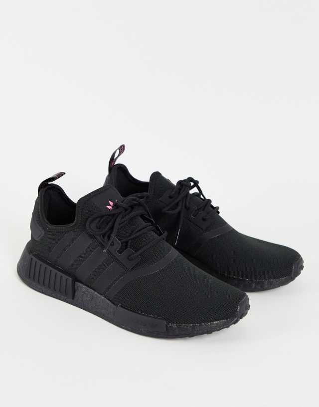 adidas Originals NMD_R1 sneakers in triple black - BLACK