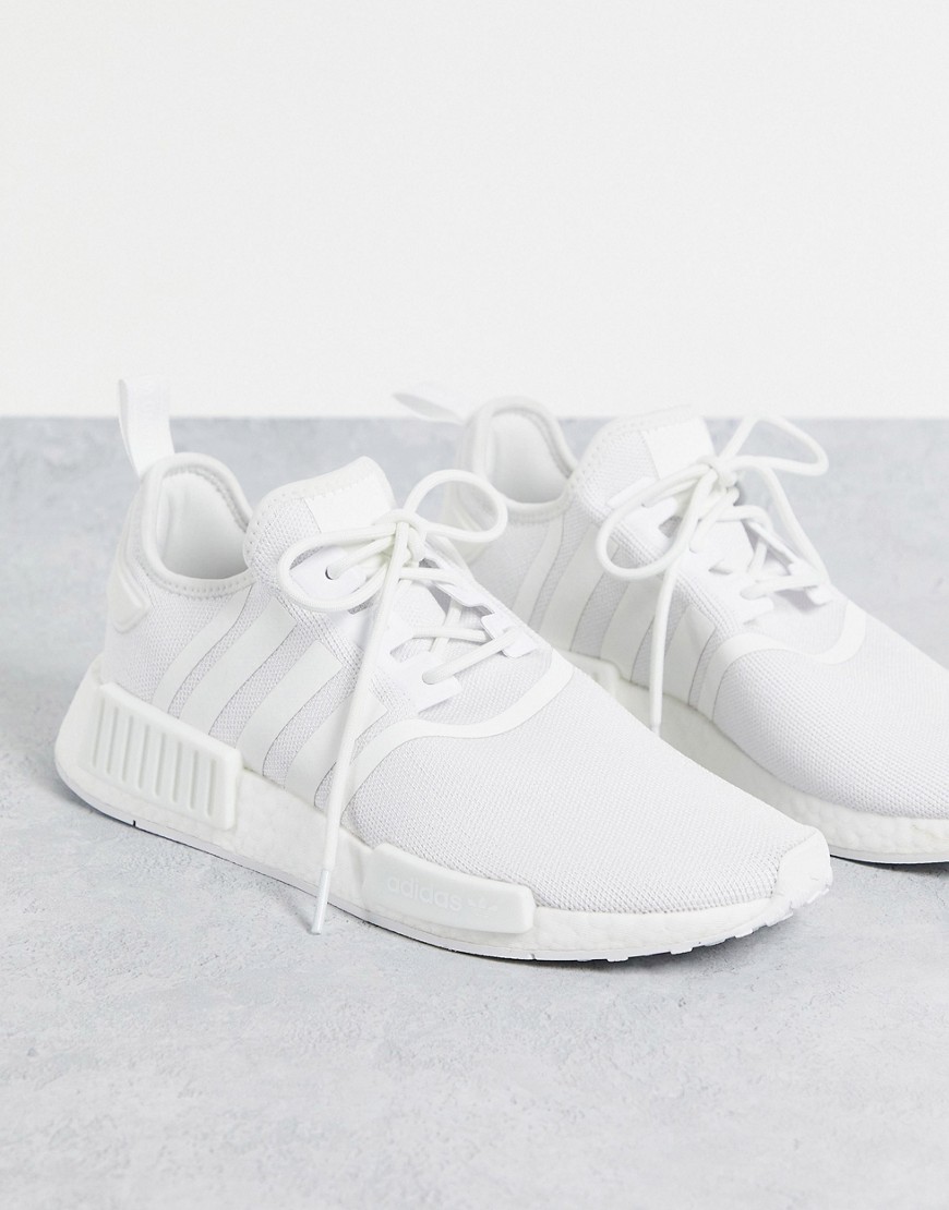 adidas Originals NMD R1 sneakers in triple white