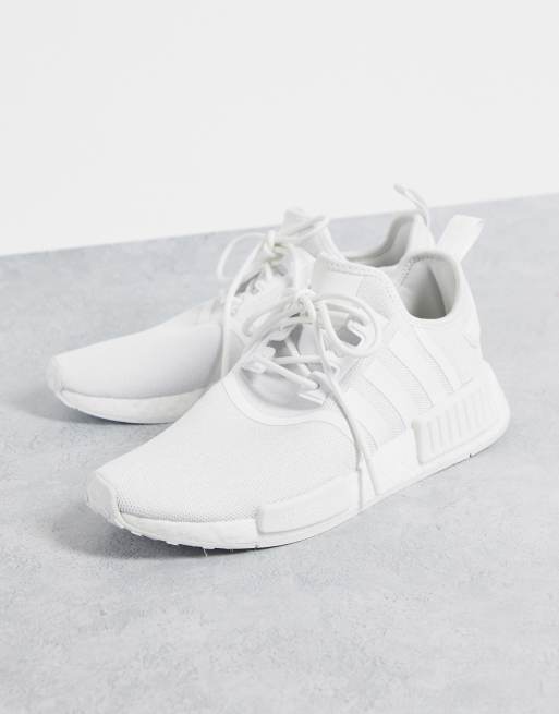 adidas Originals NMD R1 sneakers in triple white ASOS