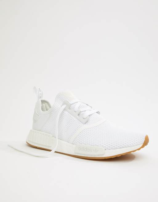 Adidas originals nmd_r1 sneakers white d96635 store
