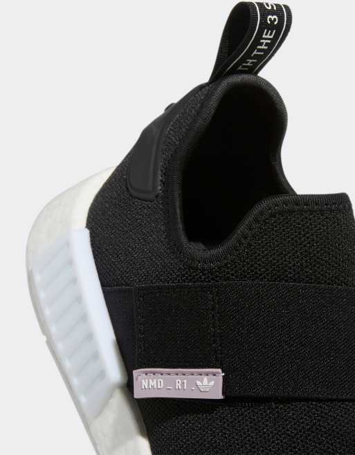 Adidas nmd r1 nere con strisce oro on sale