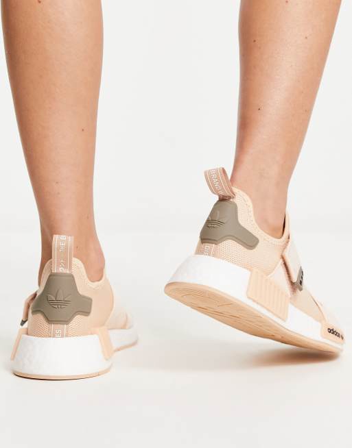 Adidas originals shop nmd_r1 women's beige