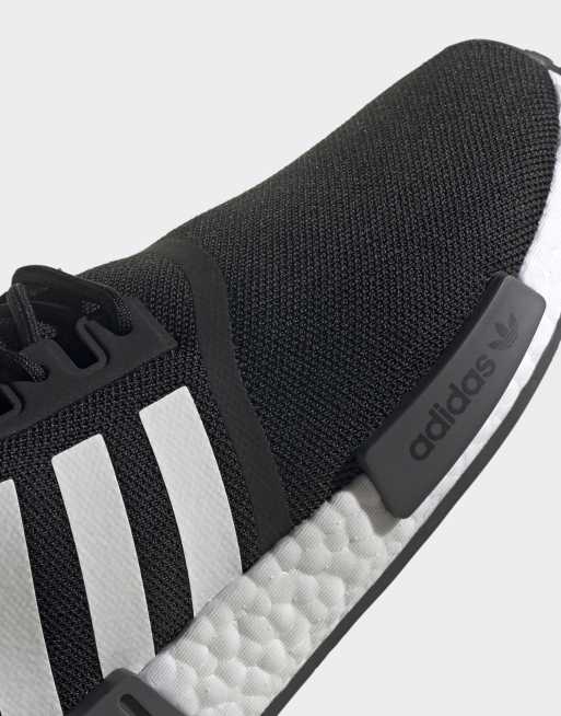 Nmd_r1 shoes clearance black and white