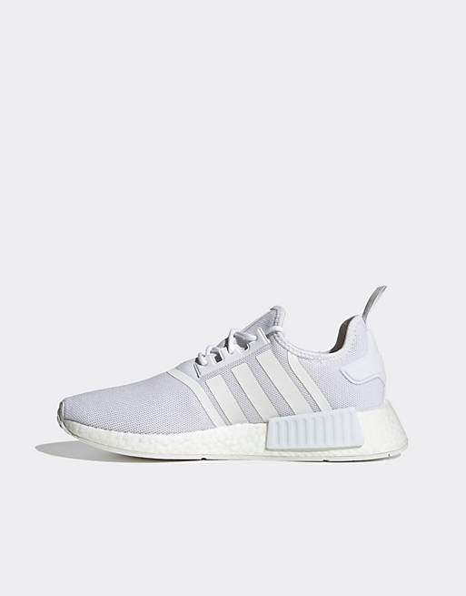 adidas Originals NMD_R1 trainers in triple white |