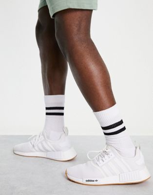adidas Originals NMD_R1 trainers in white - ASOS Price Checker