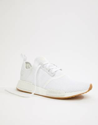 asos white adidas trainers