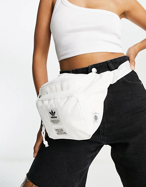University Follow Speak to adidas Originals non-dyed fanny pack in off white | ASOS