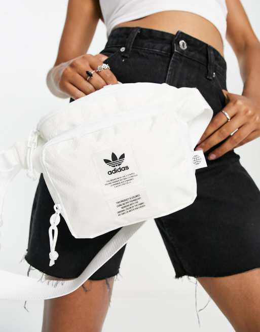 Adidas Essentials Non-Dyed Mini Tote Bag White