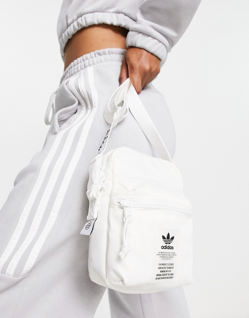 adidas Originals non dyed festival crossbody bag in white
