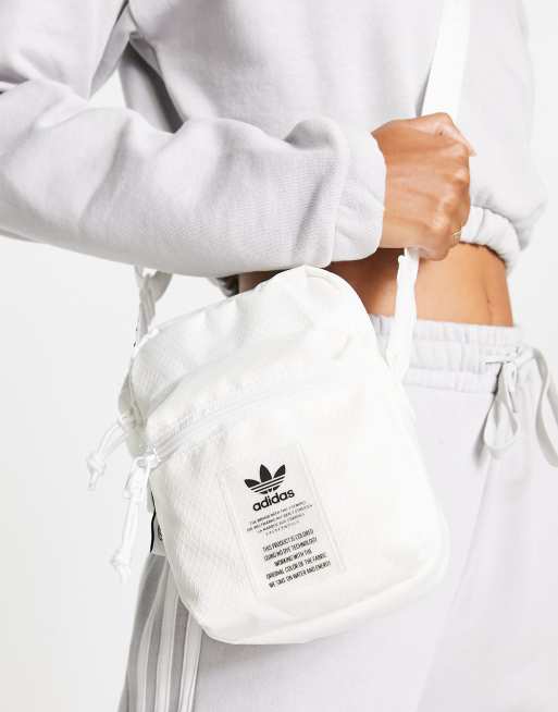 adidas Originals non dyed festival crossbody bag in white ASOS