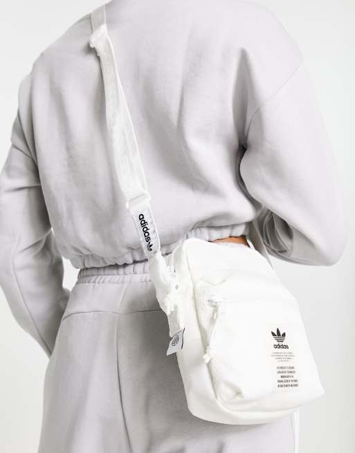 Adidas white 2025 crossbody bag